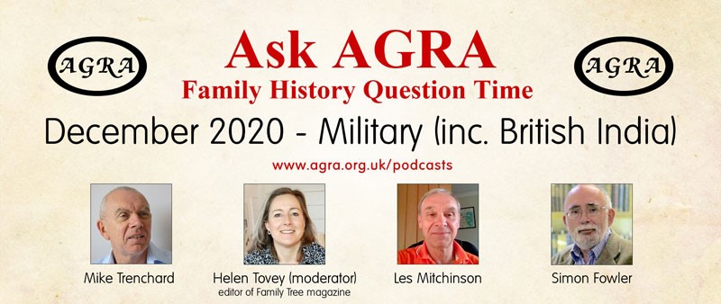 Ask AGRA - Family History Question Time - > Military Research